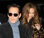 Jennifer Lopez et Marc Anthony après le <i>Saturday Night Live</i>, à New York, le 27 février 2010 !