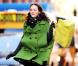 Leighton Meester sur le tournage de Gossip Girl, le 1er mars 2010