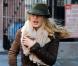 Blake Lively sur le tournage de Gossip Girl, le 1er mars 2010