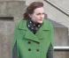 Leighton Meester sur le tournage de Gossip Girl, le 1er mars 2010