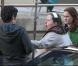 Leighton Meester, Penn Badgley et Zuzanna Szadkowski sur le tournage de Gossip Girl, le 1er mars 2010