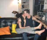 Amy Winehouse et son ex-mari Blake Fielder Civil pris en photo en décembre 2009 dans l'appartement de Blake à Sheffield