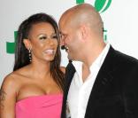 <p>Mel B très souriante et complice avec son homme Stephen Belafonte lors de la 7ème Pré-soirée des Oscars au Avalon à Hollywood le 3 mars 2010</p>