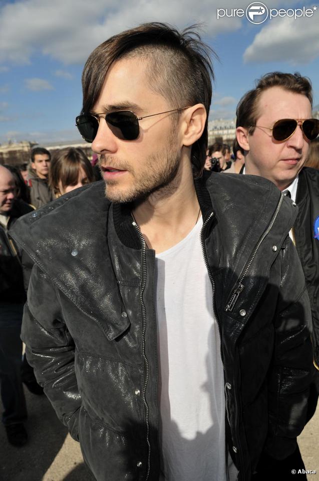 Jared Leto au défilé Dior