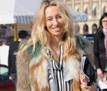 Alexandra Golovanoff au défilé Dior