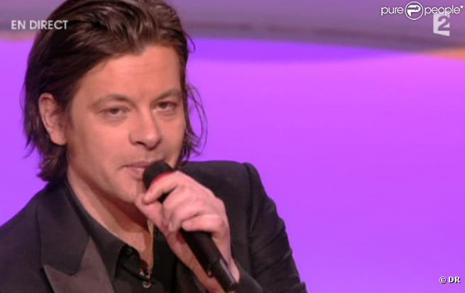 Benjamin Biolay, vainqueur de son deuxième trophée de la soirée, la Victoire de l'Album de chanson variété.
