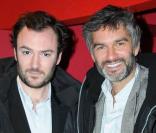 François Marielle et François Vincentelli, à l\'occasion de l\'avant-première de <i>Pièce Montée</i>, au Gaumont Marignan, à Paris, le 9 mars 2010.