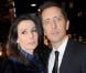 Marie Drucker et Gad Elmaleh, lors de l'avant-première de  La Rafle , qui s'est tenue au Gaumont Champs-Elysées, à Paris, le 8 mars 2010.