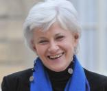 Françoise de Panafieu au Palais de l'Elysée pour le déjeuner des 150 femmes d'exception, le 8/03/08