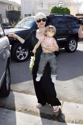 Gwen Stefani et Kingston le 7/03/08