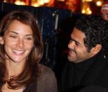 Jamel Debbouze dans un spot pour le retour de Bakchich Hebdo dans les kiosques le 13 mars 2010 avec sa femme Mélissa Theuriau 