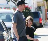 Michael Rapaport avec son fils Julian Ali, le 4 mars 2010