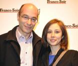 Bernard Werber à la fête pour la nouvelle formule de  France Soir ,  Paris, le 16 mars 2010 !