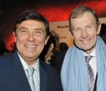Jean-Pierre Foucault et Etienne Mougeotte à la fête pour la nouvelle formule de  France Soir ,  Paris, le 16  mars 2010 !