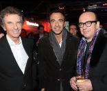 Jack Lang, Nikos Aliagas et Karl Zéro à la fête pour la nouvelle formule de  France Soir ,  Paris, le 16  mars 2010 !