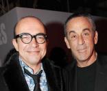 Karl Zéroe et Thierry Ardisson à la fête pour la nouvelle formule de  France Soir ,  Paris, le 16  mars 2010 !