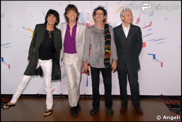 Les Rolling Stones au grand complet