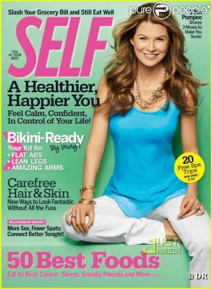 Ellen Pompeo en couverture de Self Magazine
