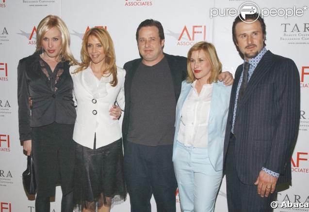 Famille Arquette (de gauche à droite) : Alexis, Rosanna, Richmond, Patricia et David