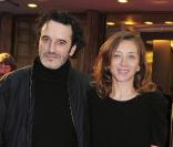 Sylvie Testud et Bruno Todeschini à Berlin pour la présentation du film Lourdes au cinéma Paris le 28 mars 2010
