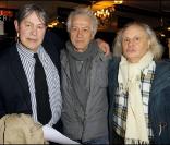 Hugues Quester, Jean-Luc Moreau et Jean-Paul Farre lors de la conférence de  presse des Molières 2010