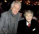 Jean-Luc Moreau et Laurent Terzieff lors de la conférence de  presse des Molières 2010
