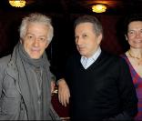 Jean-Luc Moreau et Michel Drucker lors de la conférence de  presse des Molières 2010