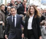 Nicolas Sarkozy et Carla Bruni, le couple présidentiel français.