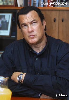 Steven Seagal à Moscou en octobre 2009