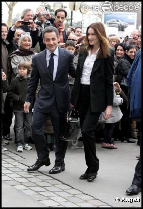 Carla Bruni et Nicolas Sarkozy