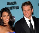 Matt Damon et son épouse Luciana