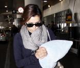 Eva Longoria à Los Angeles le 4 mai 2010 et qui arrive de New York