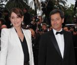 Daniela Lumbroso sur le tapis rouge du Festival de Cannes, avant la projection de You Will Meet A Tall Dark Stranger, de Woody Allen, le 15 mai 2010