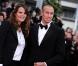 Laure Manaudou et Frédérick Bousquet à Cannes lors de la montée des marches du film La Princesse de Montpensier. Le 16 mai 2010.
