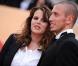Laure Manaudou et Frédérick Bousquet à Cannes lors de la montée des marches du film La Princesse de Montpensier. Le 16 mai 2010.