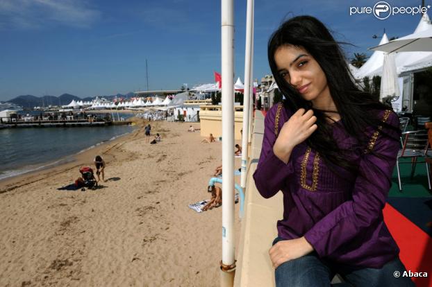 Hafsia Herzi présente Les Secrets à Cannes le 17 mai 2010
