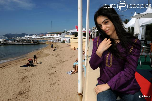 Hafsia Herzi présente Les Secrets à Cannes le 17 mai 2010