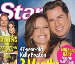 Révélation de la grossesse de Kelly Preston en couverture du Star