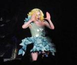 La talentueuse Lady Gaga lors de son concert parisien au Palais Omnisports de Bercy, le 21 mai 2010