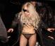 Lady Gaga se rend en boîte de nuit à Stockholm en Suède après son concert le 08 mai 2010.
