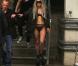 Lady Gaga se rend en boîte de nuit à Stockholm en Suède après son concert le 08 mai 2010.