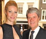 Gwyneth Paltrow et Yves Carcelle à l'ouverture de la nouvelle boutique Louis Vuitton à Londres le 25 mai 2010