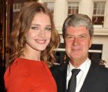 Natalia Vodianova et Yves Carcelle à l'ouverture de la nouvelle boutique Louis Vuitton à Londres le 25 mai 2010