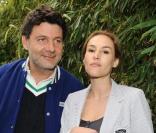 Vanessa Demouy et Philippe Lellouche lors du tournoi de tennis de Roland Garros 2010 à Paris le 27 mai 2010