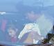 Tom Cruise et Katie Holmes sortent d'un spectacle, à Broadway. Suri Cruise est à leurs côtés, et porte ses chaussures à talons ! Mai 2010