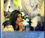Elisabetta Canalis et sa maman Bruna dinent au restaurant Giacomo, à Milan. Mai 2010