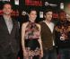La belle Jessica Biel entourée de Bradley Cooper, Sharlto Copley et Quinton "Rampage" Jackson, à l'occasion de l'avant-première de  L'agence tous risques , qui s'est tenue à Mexico City, au Mexique, le 31 août 2010.