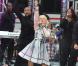 Christina Aguilera au Early show sur CBS, à New York, le 9 juin 2010