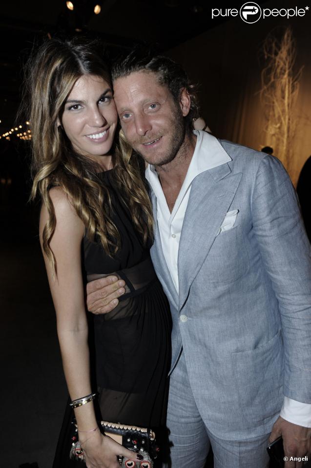  Lapo Elkann et Bianca Brandolini d'Adda, le 10 juin 2010 lors du vernissage de la 10e édition du Convivio à Milan. 