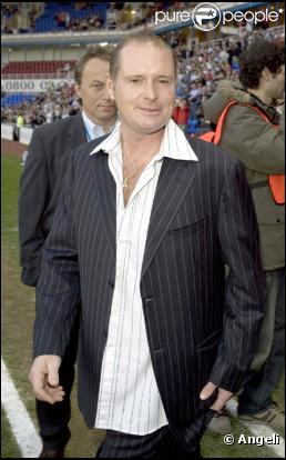 Paul Gascoigne victime d'un accident de la route à Newcastle, le 13 juin 2010.
